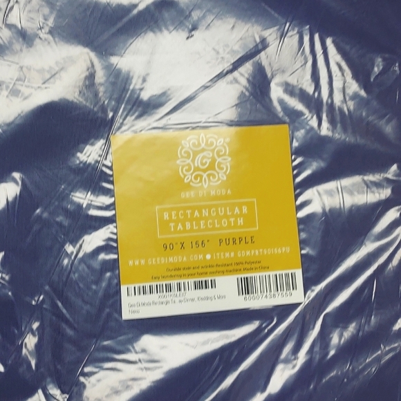 Purple Tablecloth 90"x 156" - Picture 1 of 3